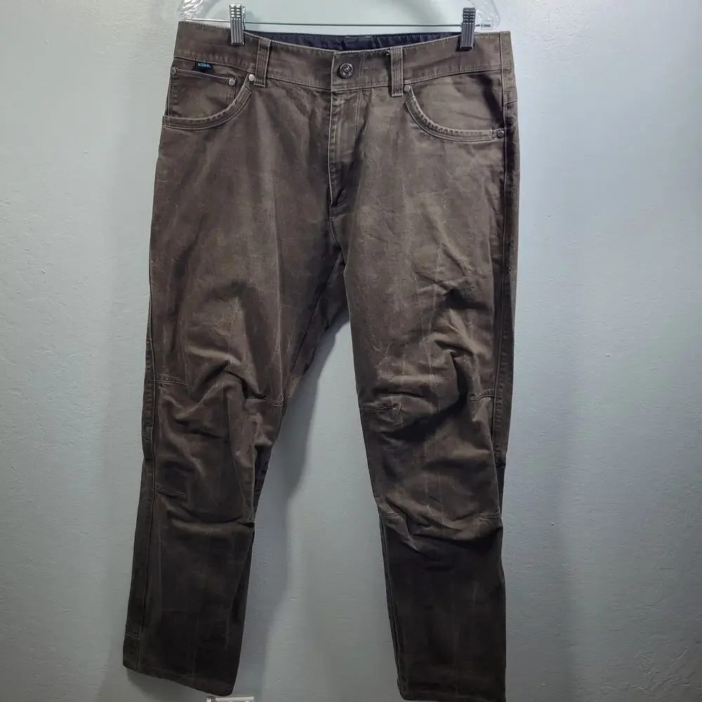 Kuhl Men's Vintage Patina Green Jeans Size 34 x 34 2326-1273 - Picture 1 of 8